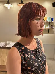 【under25限定撮影モデル募集】⭐︎レイヤーカット＋パーマ⭐︎スマホカメラでの撮影/ご予約は営業後からになります。