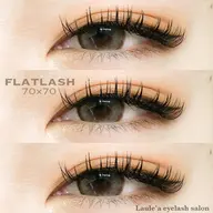 最高級セーブル*上まつげ40(20×20)本〈※フラットラッシュ変更+1000円〉