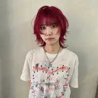 【人気Ｎｏ．3🥉】似合わせカット+カラー《ウルフカット、レイヤーカット、ミルクティーベージュ、ピンクカラー、梅田》