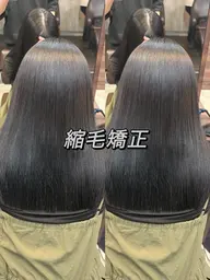 【当日限定】💎扱いやすいストレート美髪縮毛矯正💎➕選べる質感ワンステップトリートメント