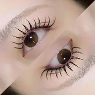 🧡ダブルフラットラッシュ　100束《1本1本の濃さが欲しい方にオススメです！》持ちの良さ◎束感コーティング付き✧