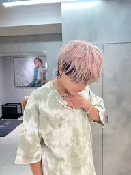 【メンズ限定】カット➕ダブルカラー➕デザイン🩵