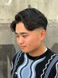 漢受け抜群🔥ラルフカール+骨格矯正カット