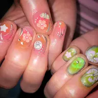 【リピーター様】ジェル⭐︎アートフリー🌺パーツつけ放題