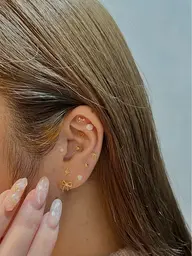 SNSで話題★【耳ツボジュエリー】両耳〜20個まで💎