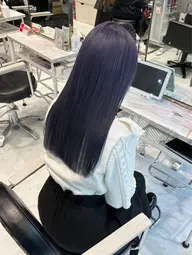 【🐈‍⬛💙ブルーブラック🦋🖤】リタッチ➕オンカラー