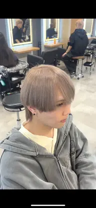 【🏆ミニモ限定メニュー🏆】ケアブリーチダブルカラー【スタイリング込み🤩】men's