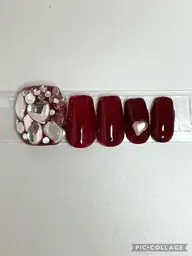 4本パーツフットネイル