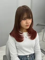 レイヤーカット➕クイックヘットスパ✨顔出し🆗の方❕