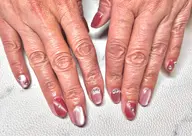 【オフあり】ワンカラー×アート(2本)💅