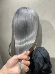 〖 ハイトーンになりたい方はこちらがオススメ‼️ 〗ケアブリーチ+イルミナカラー