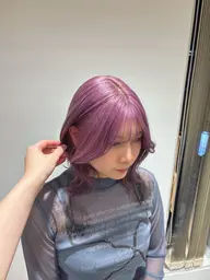 高槻 ケアブリーチカラー⚡️トリートメント付き🩵