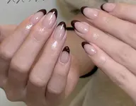 ⋆˙♡✨Hand 【カラーフレンチ】🌟フレンチの形が選ベ