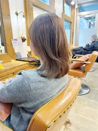 似合わせカット+艶カラー+髪質改善ミネコラトリートメント