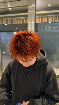 💥メンズ💥1ブリーチ＋ワンカラー