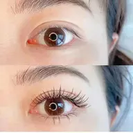 ナチュラルラッシュ100本。他店Off無料、眉毛カット無料、眉毛メイク無料。