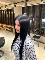 💎うねり解消&指通り最高💎縮毛矯正&カラー同時コース🪞