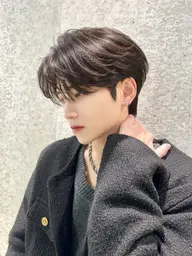 韓国風メンズカット+透明感ワンカラー