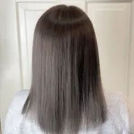 ブリーチ+透明感カラー