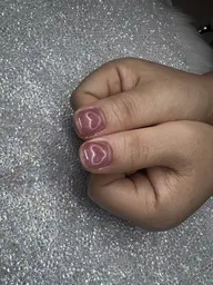 オフなし人気のハートマグネットネイル🩵何本でも✨