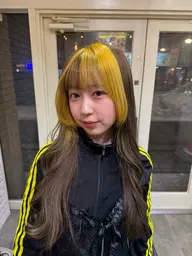 トリプルカラー(カラー＋ブリーチ2回)＋Aujuaトリートメント