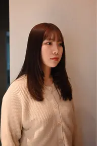 ロングレイヤーカット+Aujuaシャンプー&1stepトリートメント