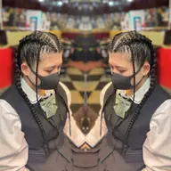 【補足説明必ずお読みください】コーンロウ地毛編み×6本シャンプー付き🫧