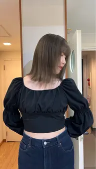 ブリーチなしダブルカラー＋前髪カット【火・木・土・日限定】