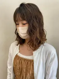 《minimo限定価格》レディース限定〰️💓カット+パーマのお得なメニューです💭