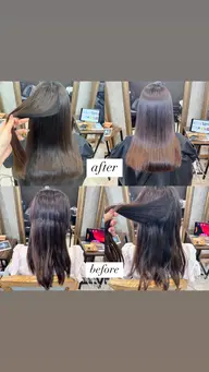 【縮毛矯正】矯正特化サロンのツヤさらストレート☁️モデル価格でご案内中🪞