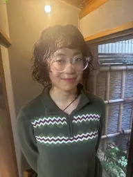 ボブカット＋パーマ