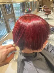 カット+フルカラー+オージュア4STEPトリートメント