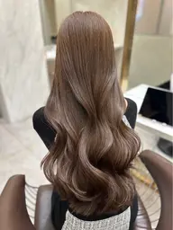 【🤍透明感カラーにするならこちら🤍】カット＋ブリーチなしダブルカラー＋クイックトリートメント🫧