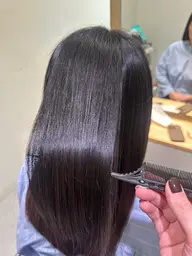 【艶感重視】カット＋水素美髪ストレート💫上品なまとまりとツヤ髪に¥19,800→¥14,520[蟹江]