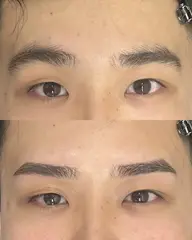 【毛流れ矯正】全体パーマ+眉毛デザイン+WAX脱毛+カット+毛抜き+間引き