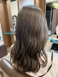 🤍全員クーポン🤍レディースカット＋透明感カラー＋Aujua4stepトリートメント