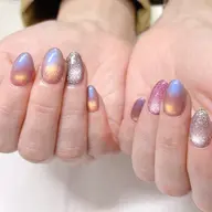 (TikTok400万再生バズり)⭐️マグネット100色ネイルor⭐️フラッシュネイル⭐️