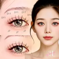 🐩🫧韓国束感マツエク100本🫧🐩選べるデザイン、長さ、カール、太さ🫧高級毛質ミンク🫧大阪/福島