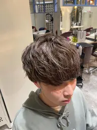 メンズカット➕ハイライト➕メンズパーマ➕トリートメント【秋葉原/ハイライト/メンズパーマ/トリートメント】