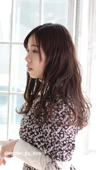 【ワンランク上の圧倒的色持ち😳】✨デザインカット+edolカラー+アミノ酸tr✨【赤み除去】【艶カラー】【edol】