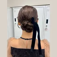 《こちらもおすすめ✨️🎀》シニヨンヘア.⋆𝜗𝜚