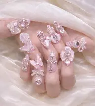 ◇新規オフがお得♪◆ベース選べる!パーツ付け放題10本[チップ] ¥9800