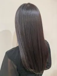 🌈サラツヤ髪に☔️ダメージレス縮毛矯正＋全体カット ❣️