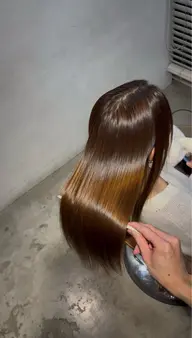 髪質改善ストレート