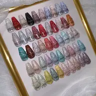 【HANDオフ無し】チップ長さだし10本+フラッシュワンカラー