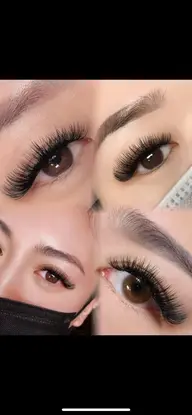 🦋マツエクボリュームラッシュ、🦋つけ放題、🦋本数無制限、🦋デザインが選べます、