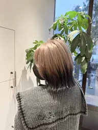 カット+デザインカラー(ブリーチ込)+トリートメント