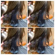 💎インナーカラー「ケアブリーチ」＋カット＋3step Aujua超音波アイロントリートメント