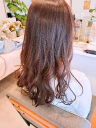 前髪カット&白髪染めリタッチカラー(シャンプーブロー込)2センチ以内