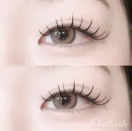フラットラッシュ140本まで付け放題⚠️ご予約される前に、補足説明と注意事項を必ずお読みいただいてからご予約ください。